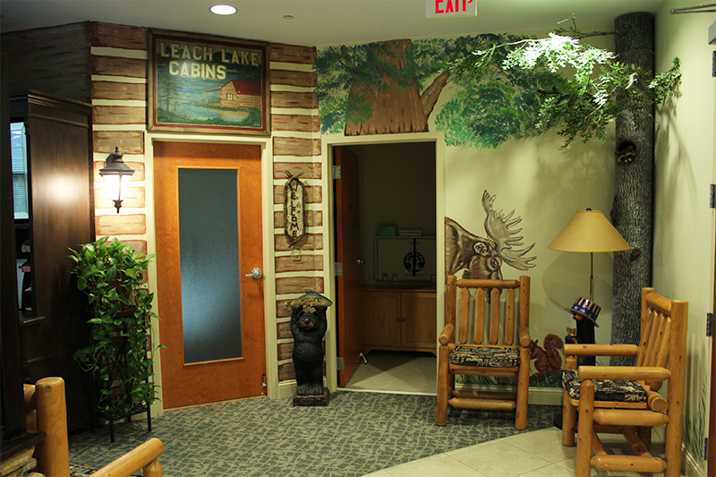 Lobby at Alpharetta Pediatric Dentist serving Milton, Cumming, and Roswell