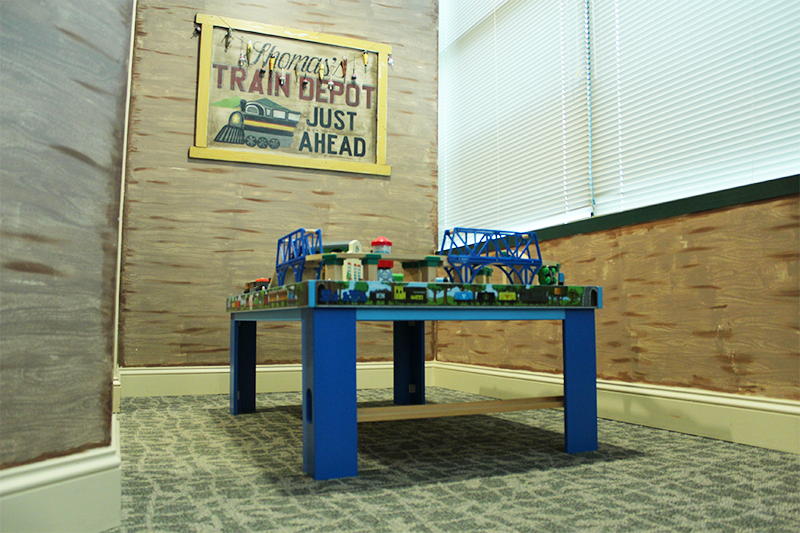 Train Table at Pediatric Dentist in Alpharetta GA